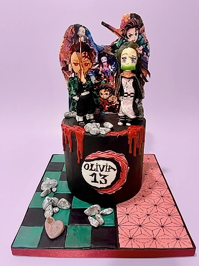 Demon Slayer Cake