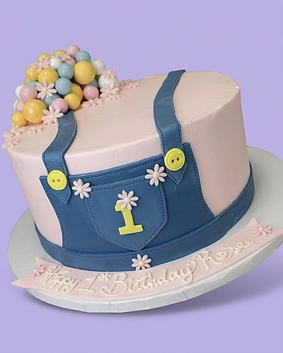 Denim Overall Cake