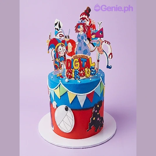 Digital Circus Cake cake designs