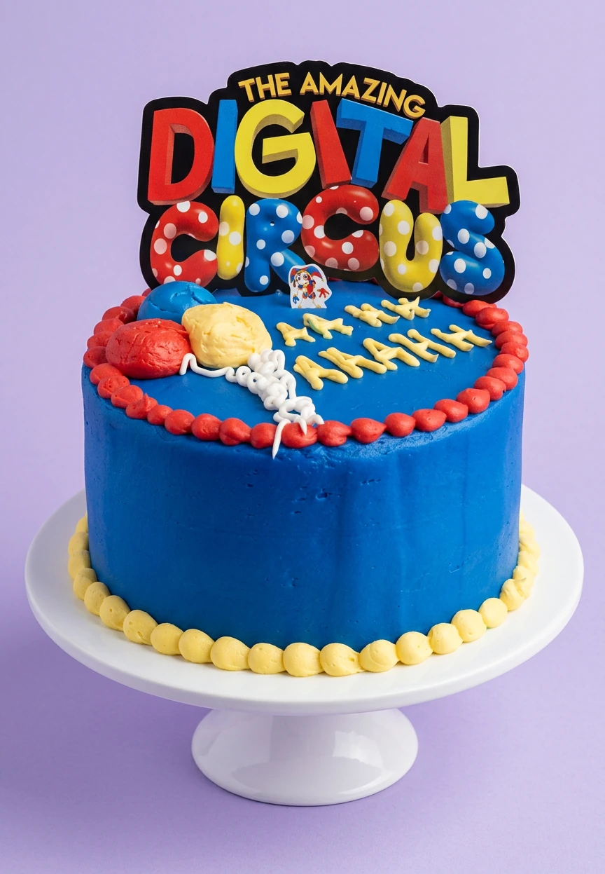 Digital Circus Cake