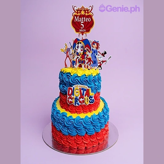 Digital Circus Cake