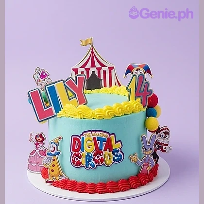Digital Circus Cake