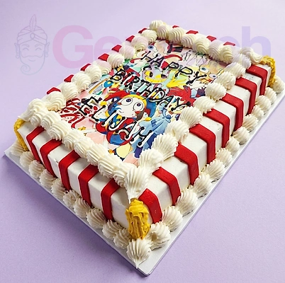 Digital Circus Cake