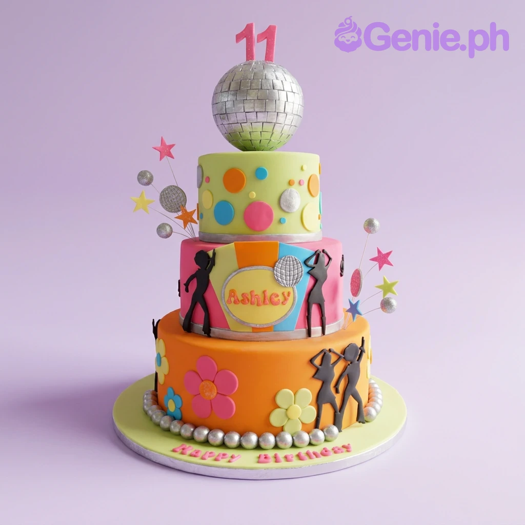 Disco Birthday Cake Disco Birthday Cake