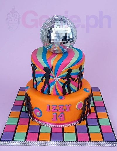 Disco Fever Dancer Cake Design
