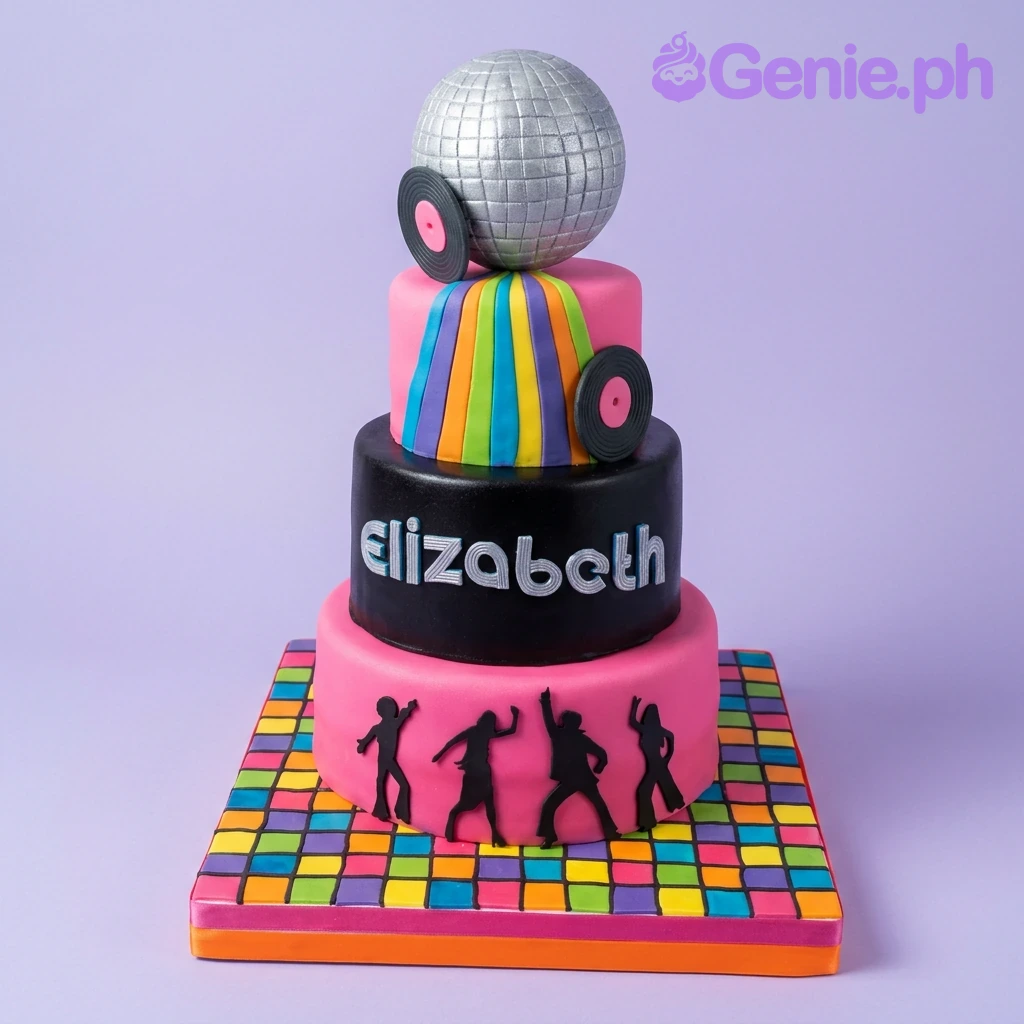 Disco Dancer Cake Design