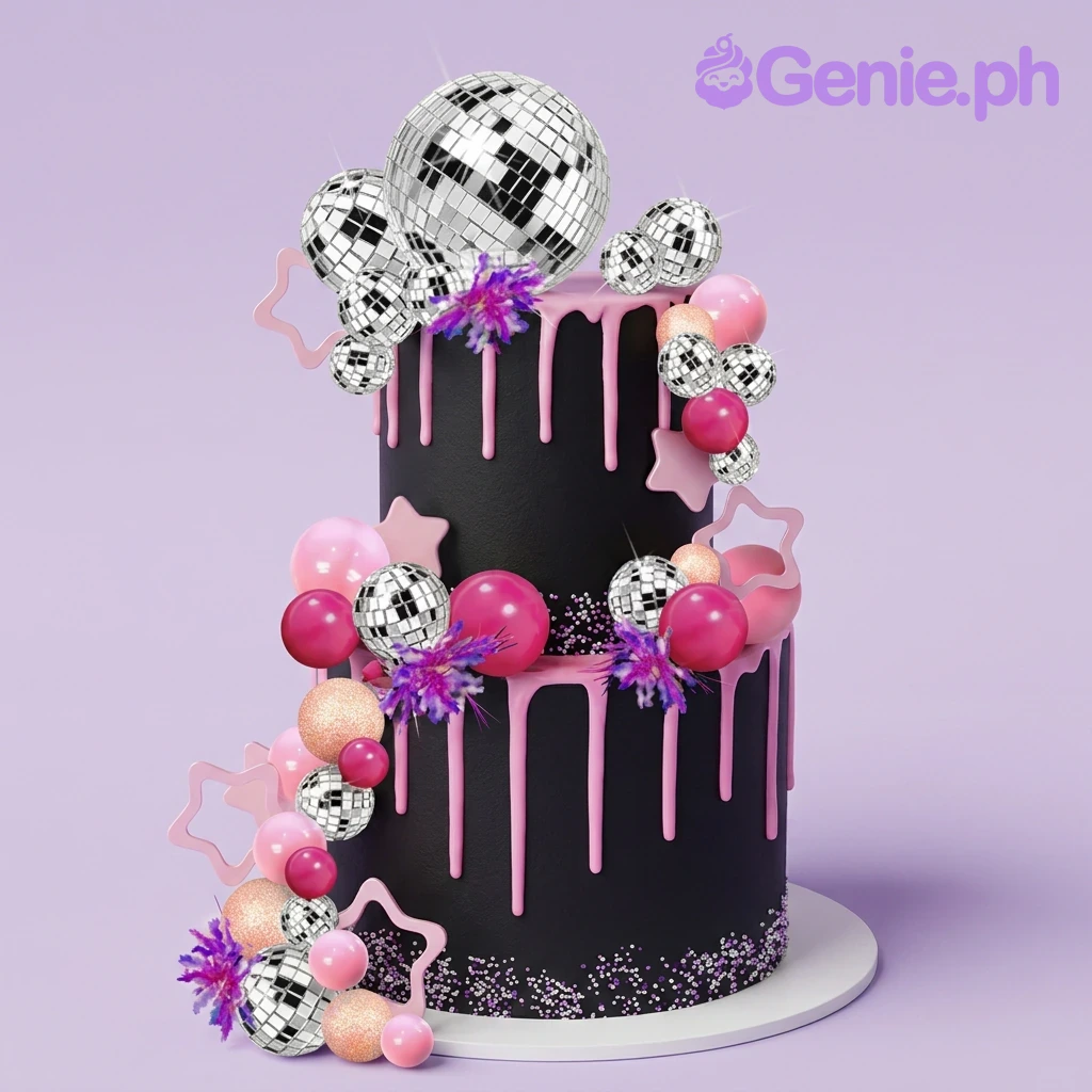 Disco Party Cake Disco Party Cake
