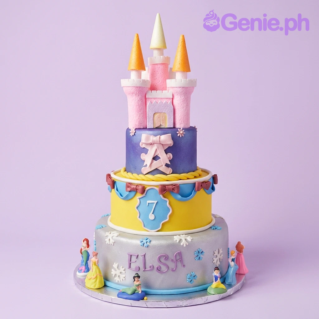 Disney Princess Castle Cake Disney Princess Castle Cake