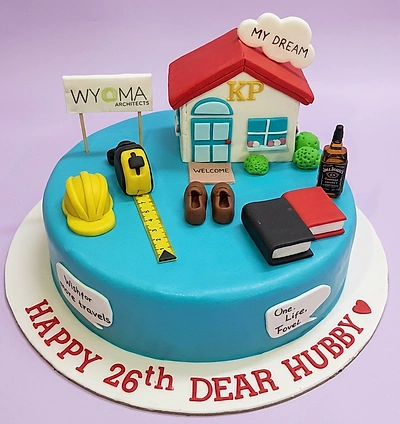 Dream House House Warming Cake Design