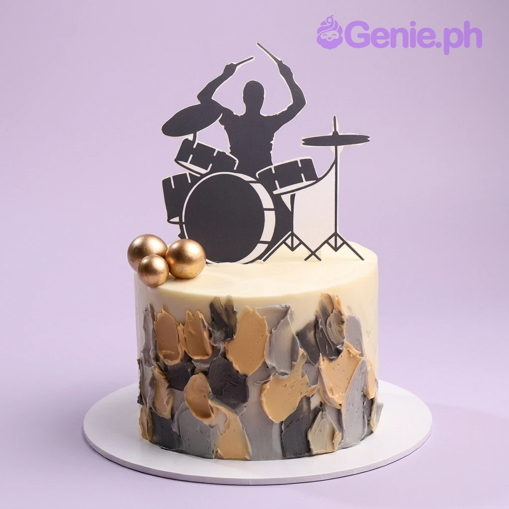 Drummer Summer Cake Design Drummer Summer Cake Design
