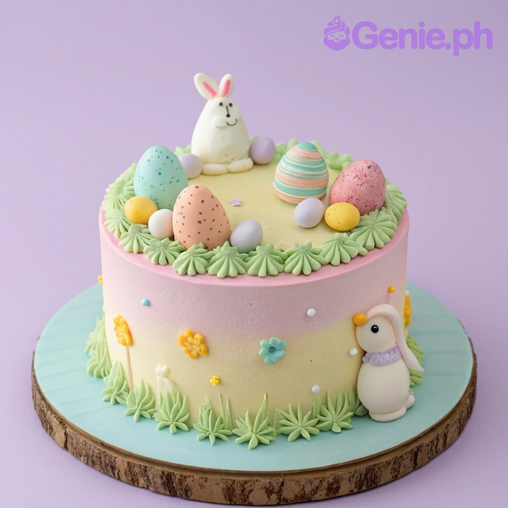 Easter Bunny Dream Catcher Cake Design