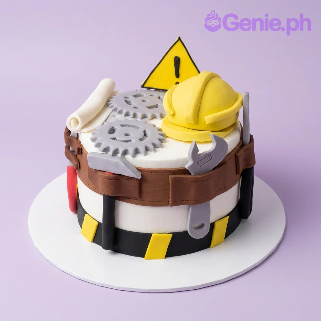 Engineer Construction Cake