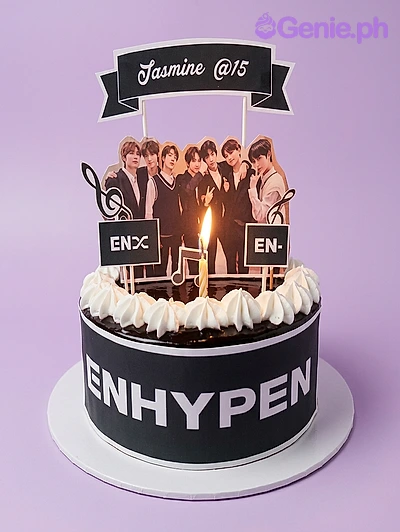 Enhypen Kpop Jasmine Cake Design