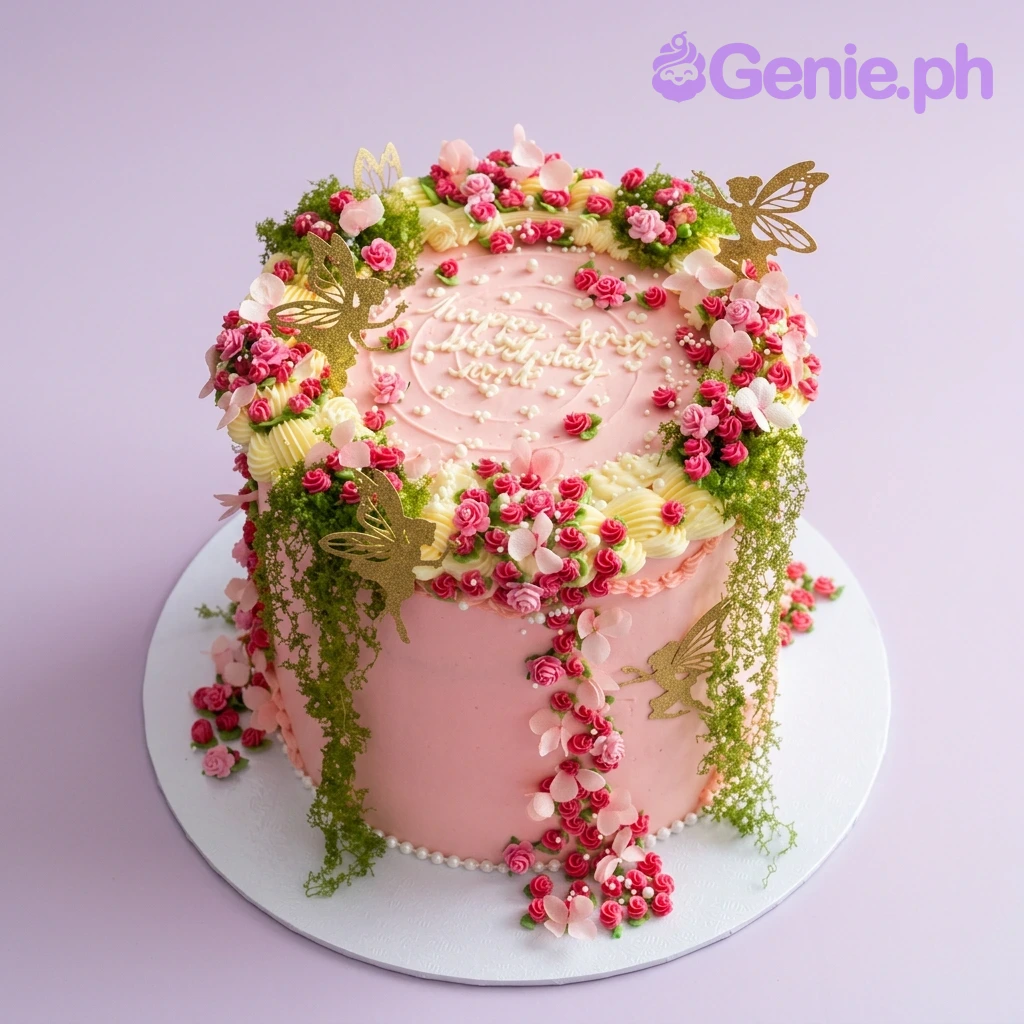 Fairy Garden Cake Fairy Garden Cake