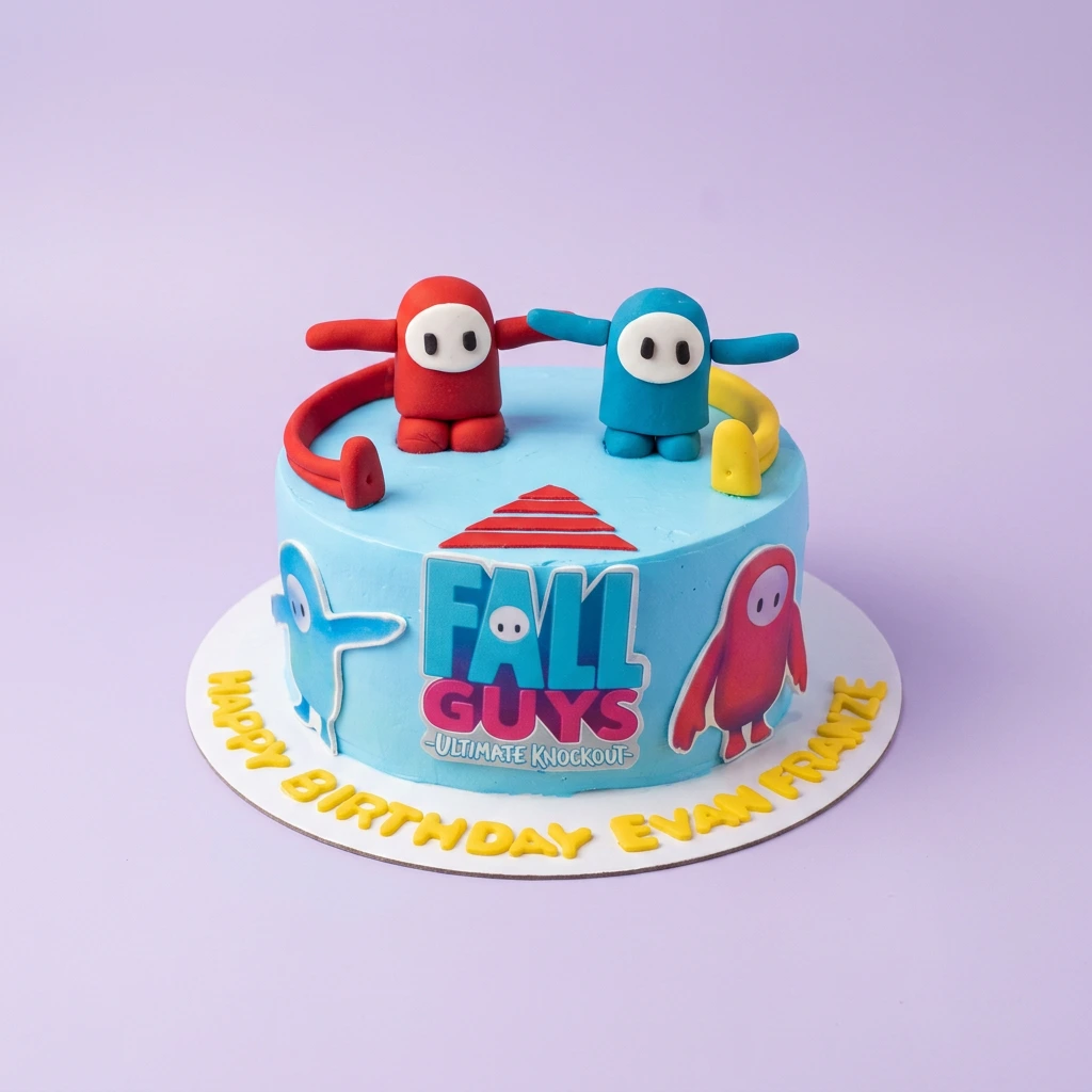 Fall Guys Squid Game Cake Design
