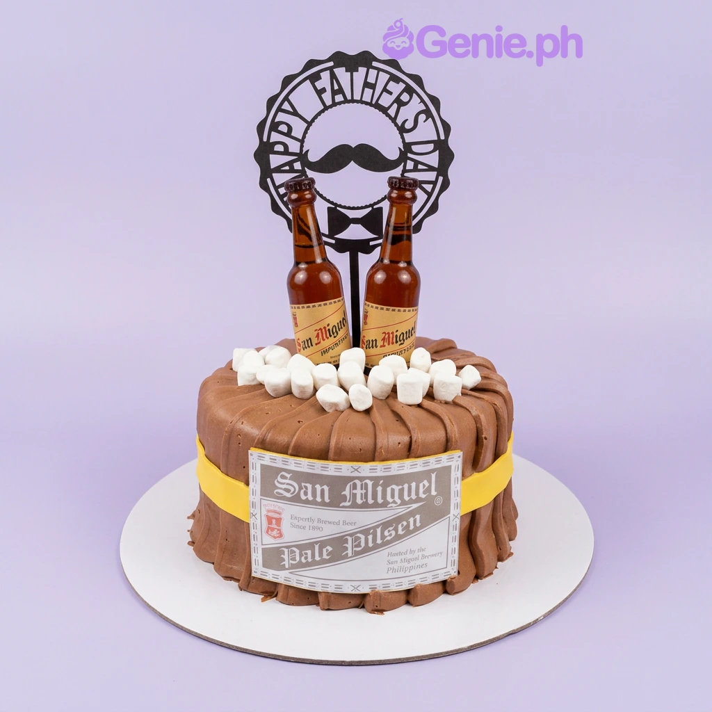 Father's Day Beer Bugs Cake Design