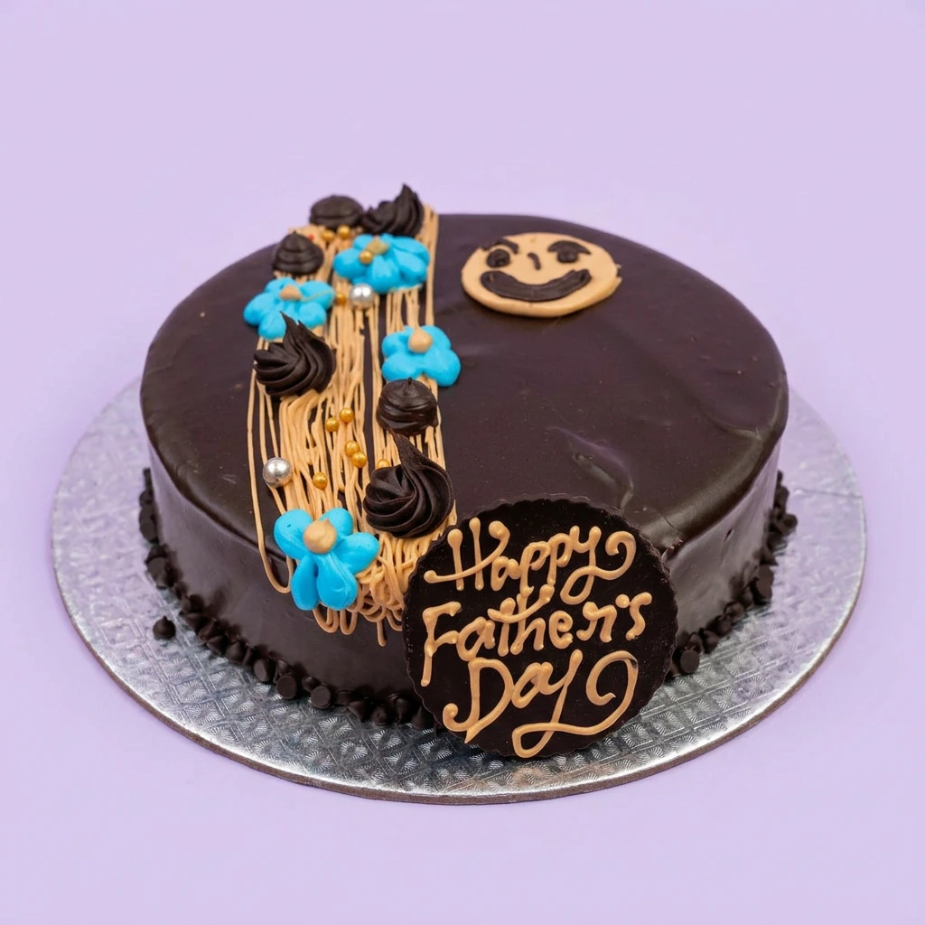 Father's Day Candy Drip Cake Design