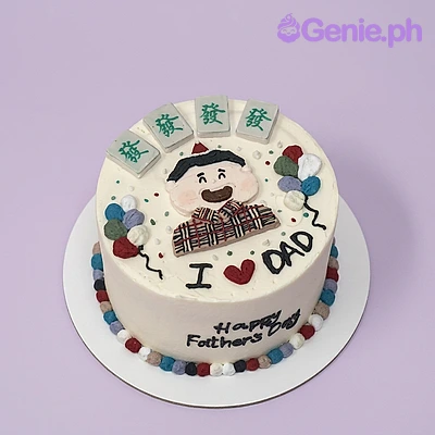 Father's Day Mahjong Cake