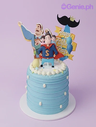 Father's Day Superman Super Mario Cake Design Father's Day Superman Super Mario Cake Design