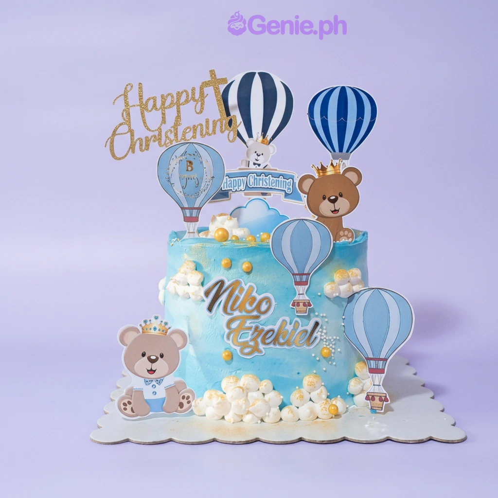 Christening Bear Christening Girl Cake Design