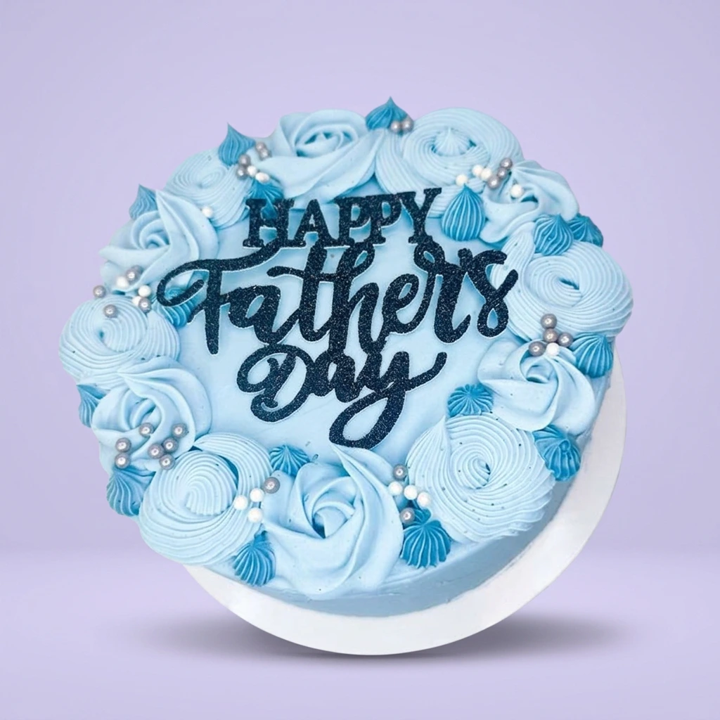 Father's Day Caramel Cake Design Father's Day Caramel Cake Design