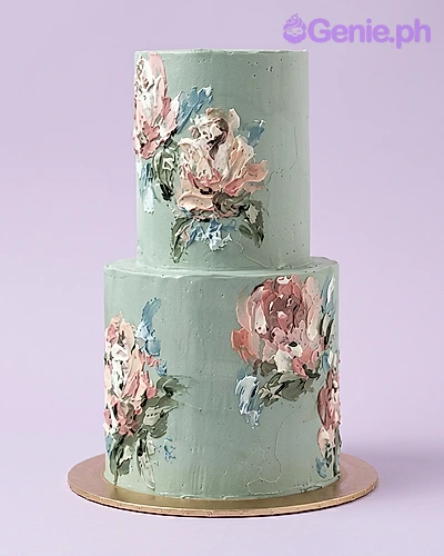 Floral Women Cake Design