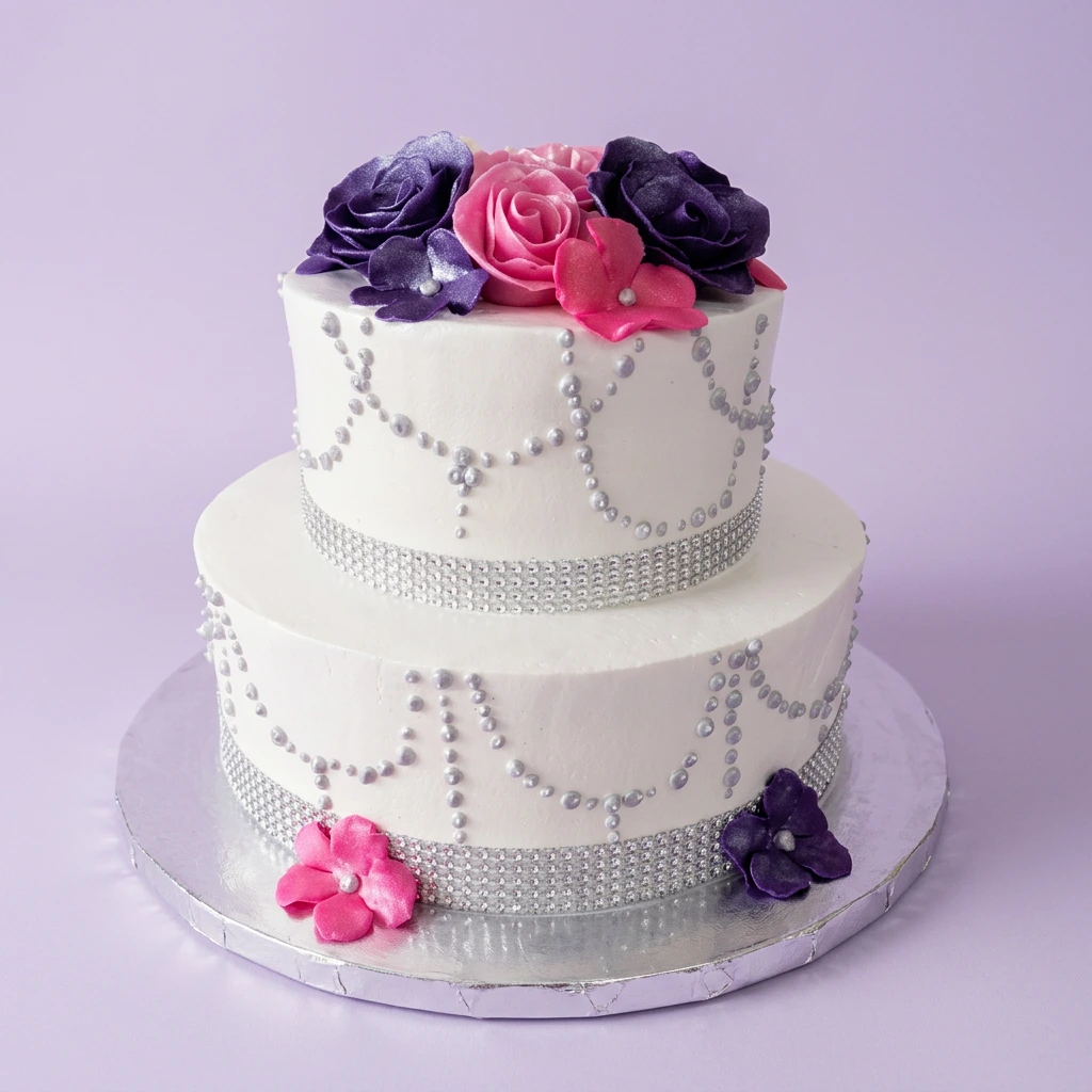 Floral Elegant Cake