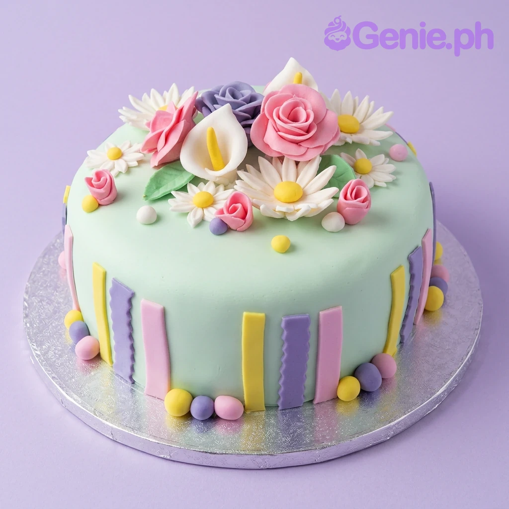 Floral Garden Cake Floral Garden Cake