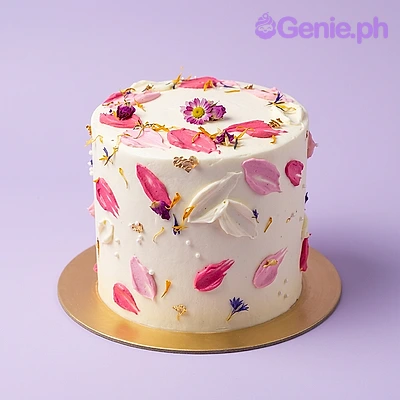 Floral Minimalist Dancer Cake Design Floral Minimalist Dancer Cake Design