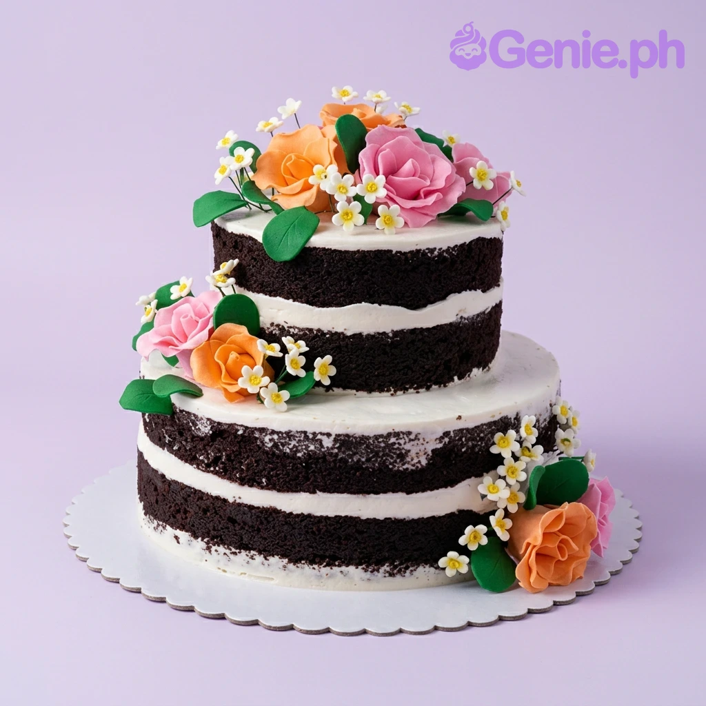 Floral Naked Cake Floral Naked Cake