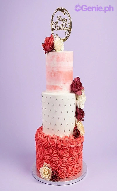 Floral Pink Cake