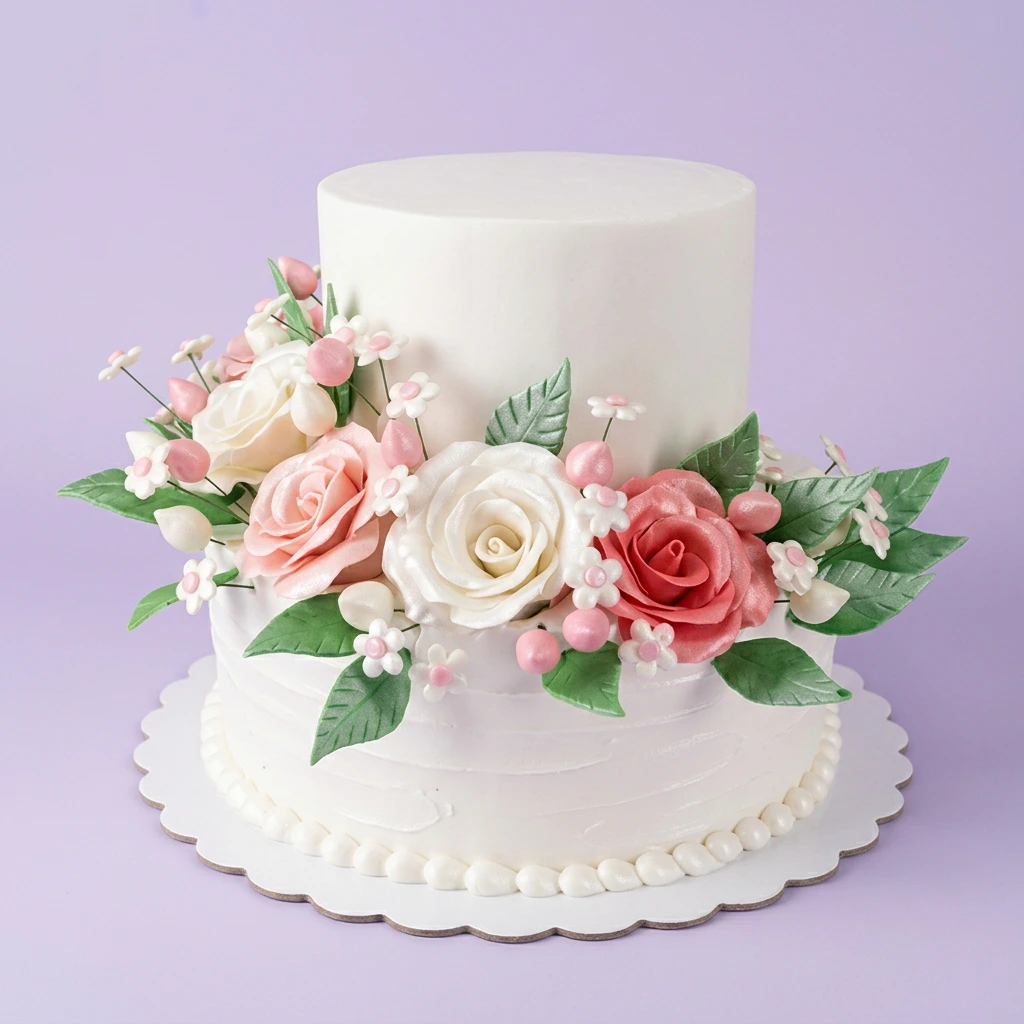Floral Rose Cake
