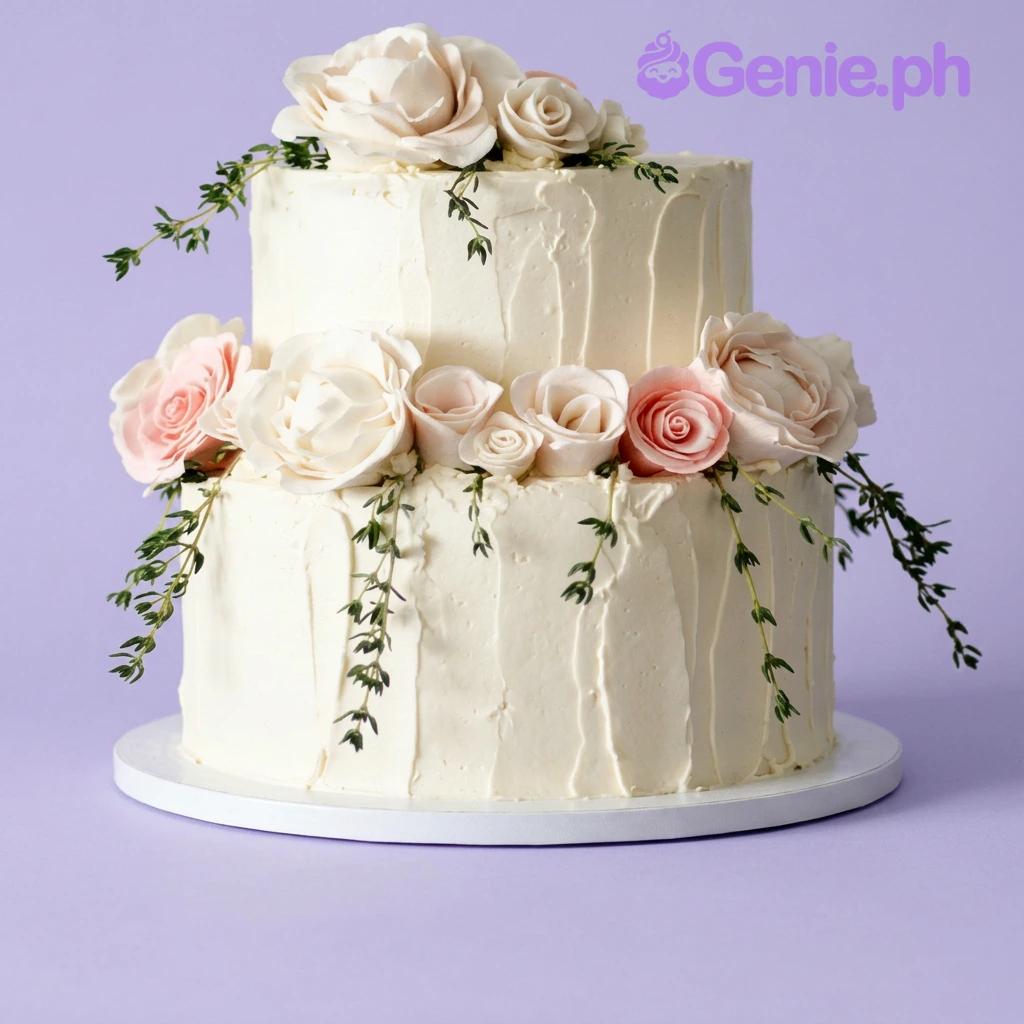 Floral Wedding Cake