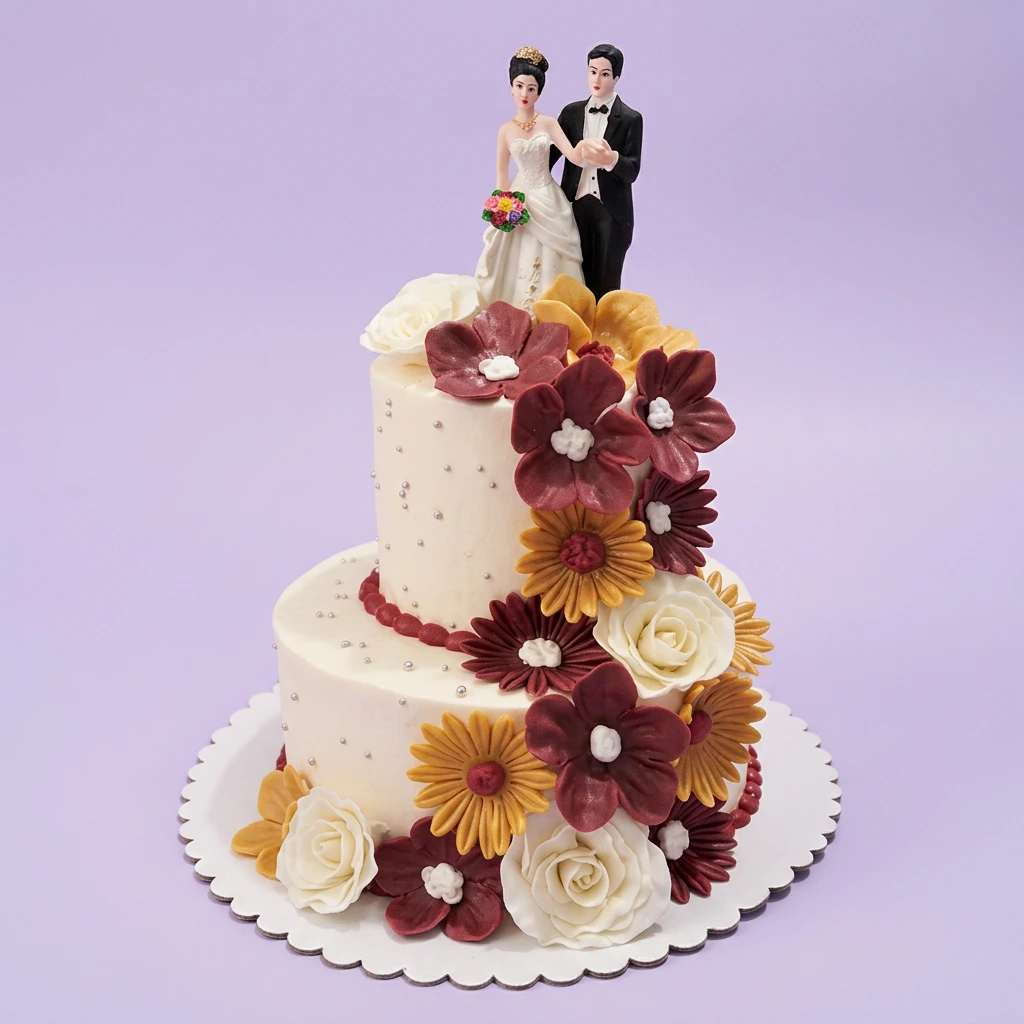 Floral Wedding Cake Floral Wedding Cake