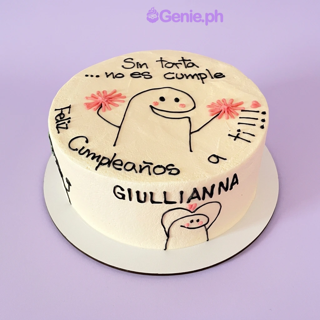 Flork Doodle Cake Design Flork Doodle Cake Design