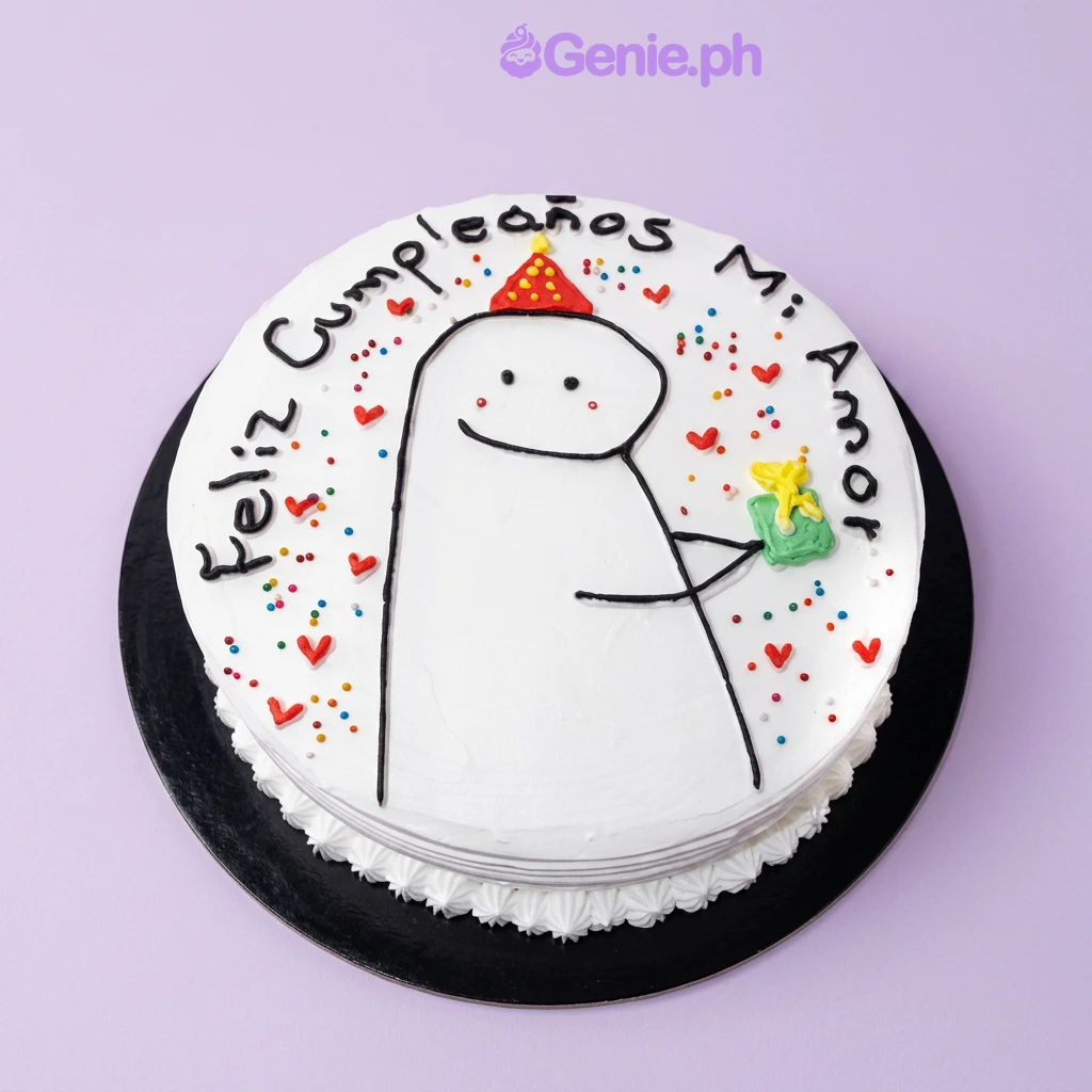 Flork Doodle Cake Design Flork Doodle Cake Design