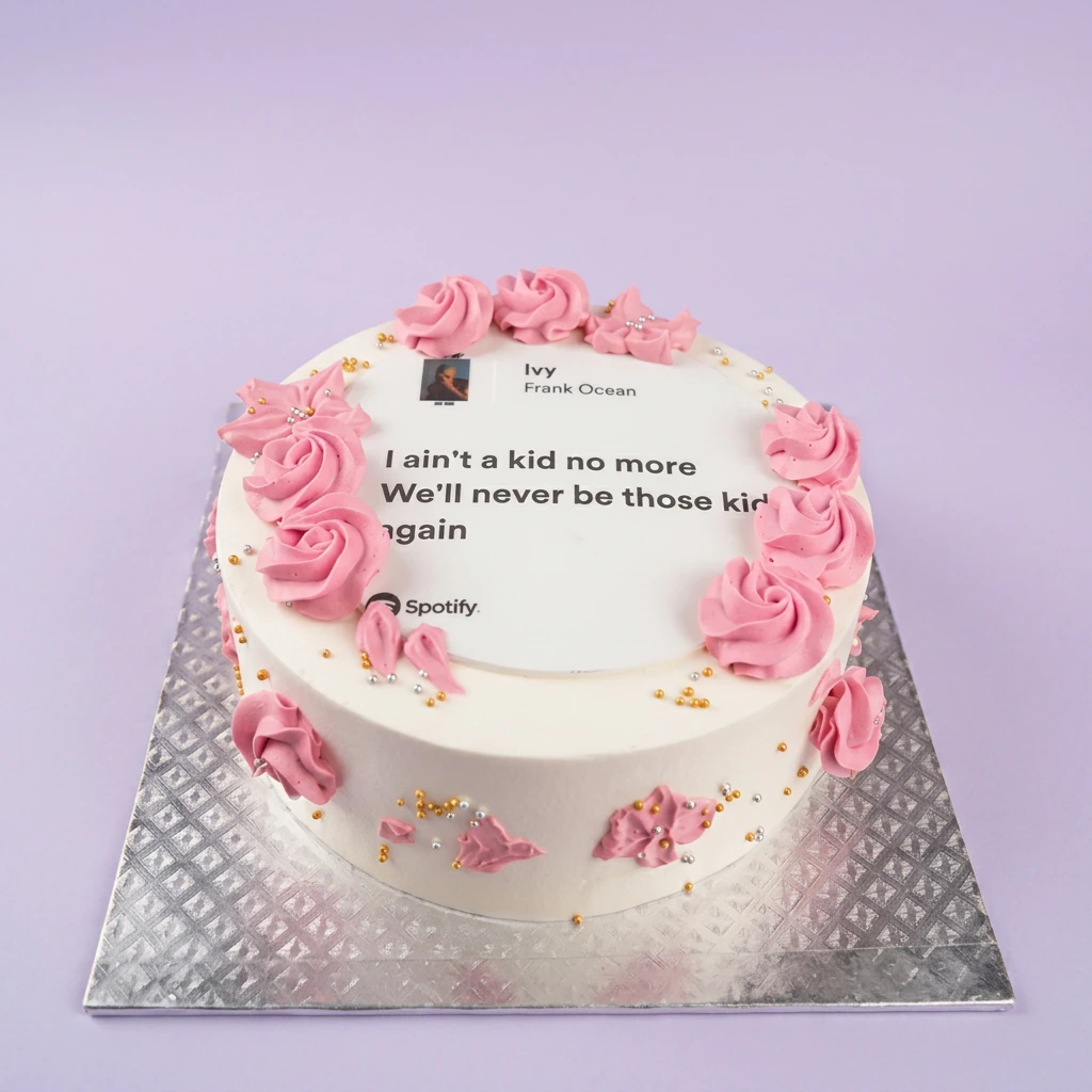 Frank Ocean Spotify Cake