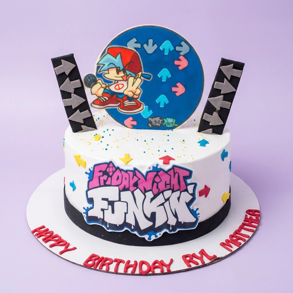 Friday Night Funkin Squid Game Cake Design