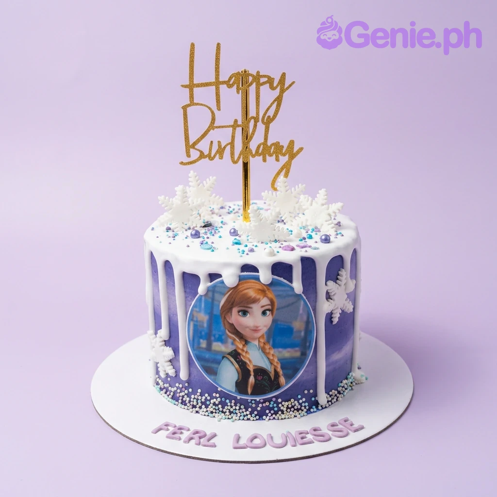 Frozen Anna Cake