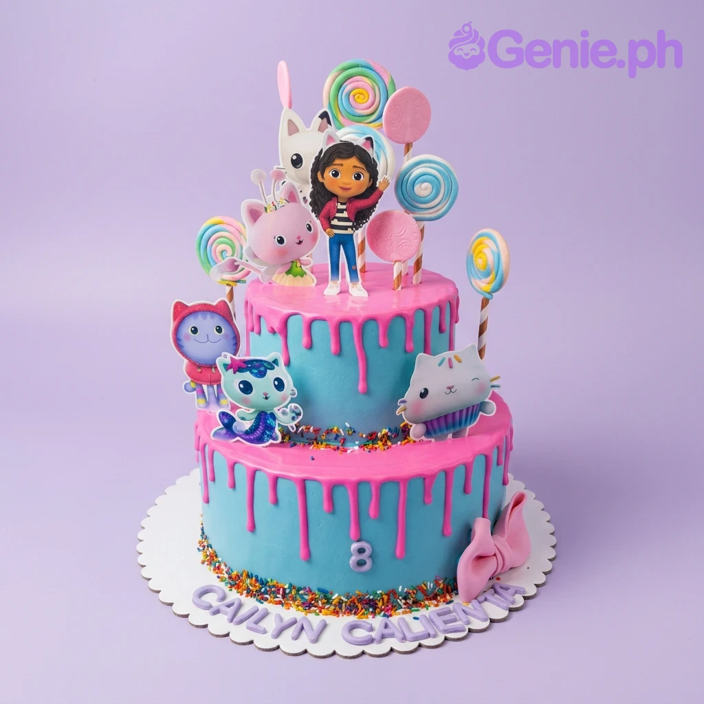 Gabby's Dollhouse Cat Cake Design Gabby's Dollhouse Cat Cake Design