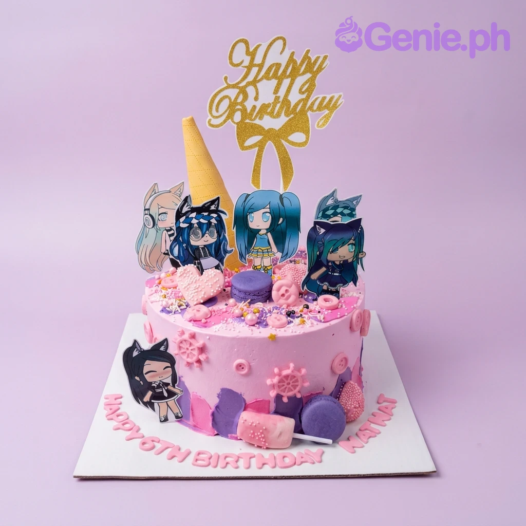 Gacha Life Toca Life Cake Design
