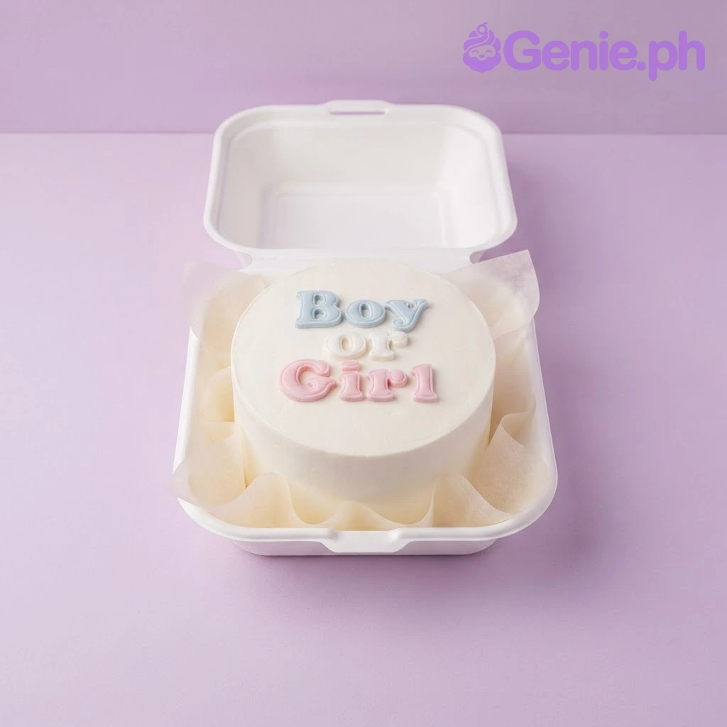 Gender Reveal Cake