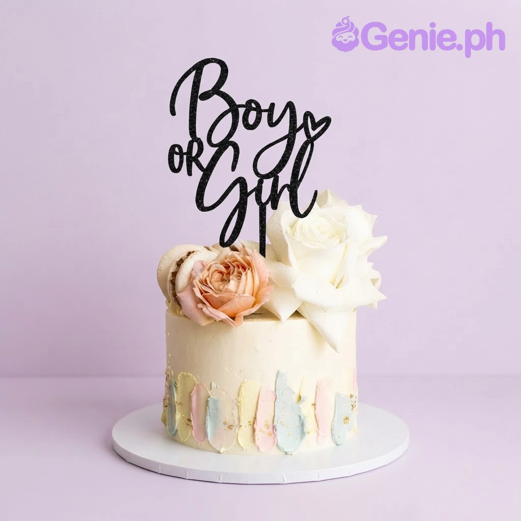 Gender Reveal Cake
