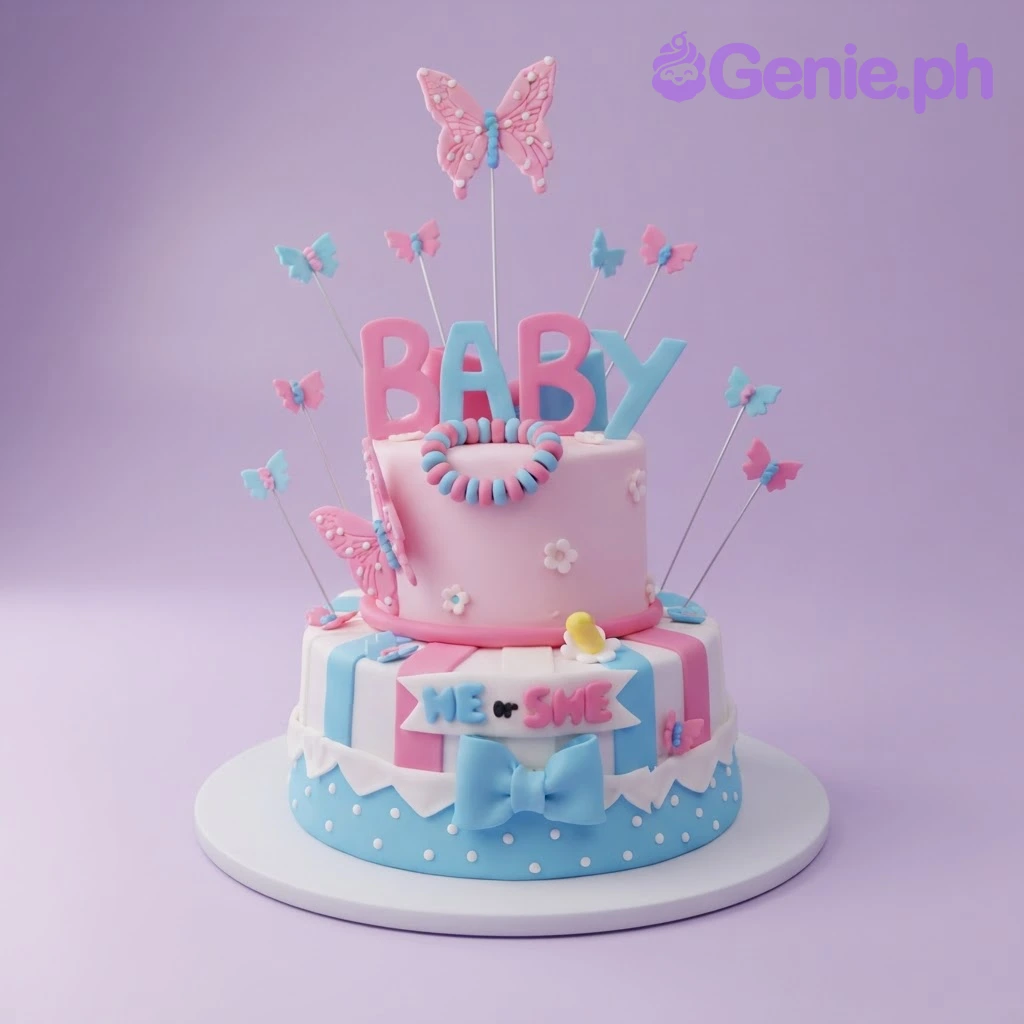 Gender Reveal Cake