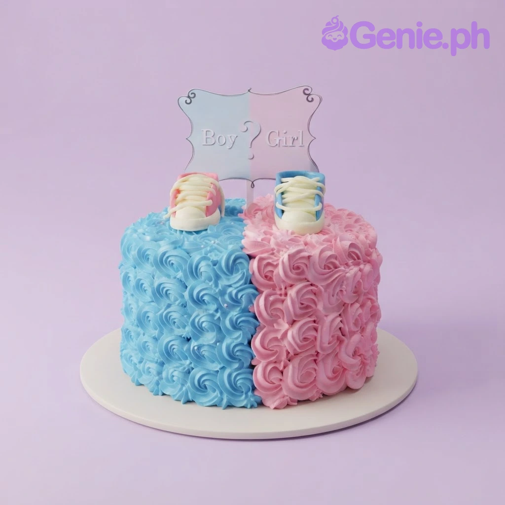 Gender Reveal Cake