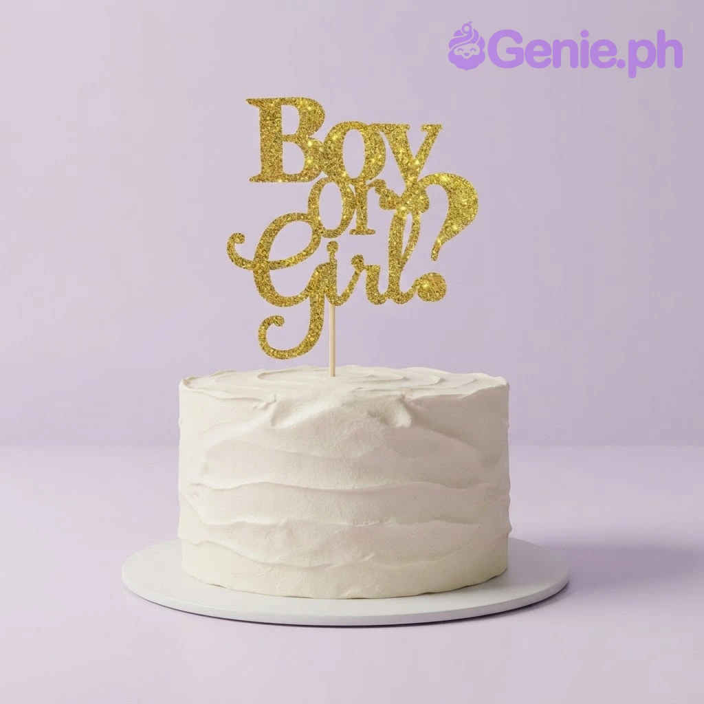 Gender Reveal Cake