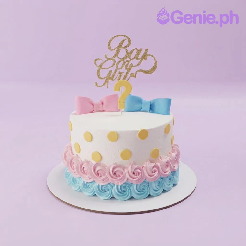 Gender Reveal Cake