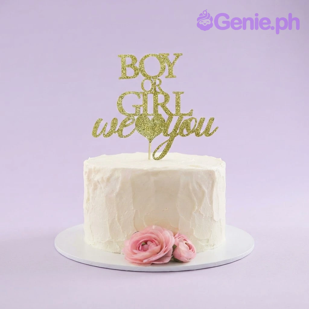 Gender Reveal Cake