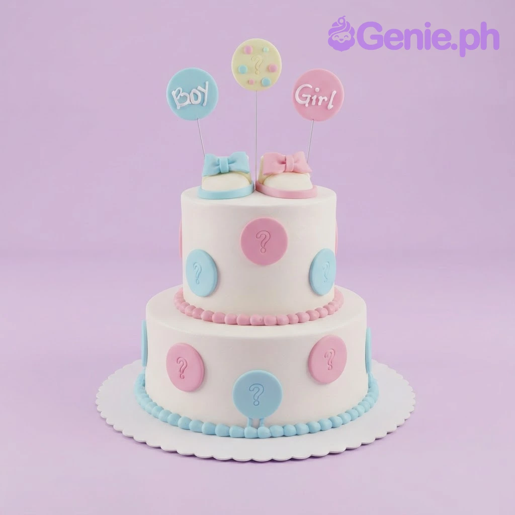 Gender Reveal Cake