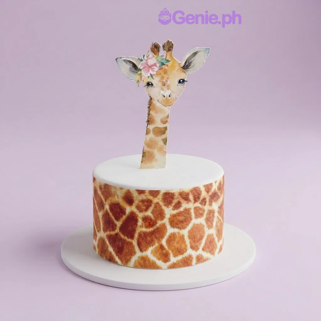 Giraffe Safari Godzilla Cake Design